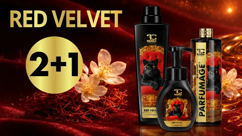AKCIÓ 2+1! Exkluzív szett RED VELVET